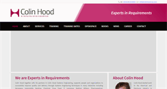 Desktop Screenshot of colinhood-se.com